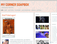 Tablet Screenshot of mycornersoapbox.wordpress.com