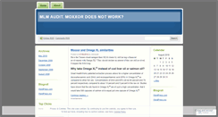 Desktop Screenshot of mlmaudit.wordpress.com