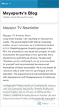 Mobile Screenshot of mayapurtv.wordpress.com