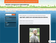 Tablet Screenshot of akumfiameyawgreatastech.wordpress.com