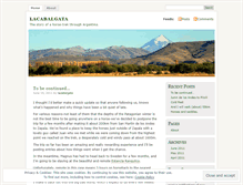 Tablet Screenshot of lacabalgata.wordpress.com