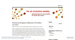 Desktop Screenshot of foraninclusivesociety.wordpress.com