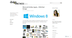 Desktop Screenshot of designspectacleblog.wordpress.com