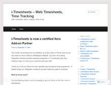 Tablet Screenshot of itimesheets.wordpress.com
