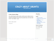 Tablet Screenshot of crazyaboutubuntu.wordpress.com