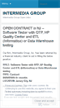 Mobile Screenshot of intermediagroup.wordpress.com