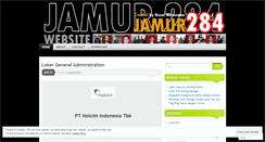 Desktop Screenshot of jamur284.wordpress.com