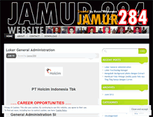 Tablet Screenshot of jamur284.wordpress.com
