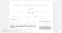 Desktop Screenshot of mwac101.wordpress.com