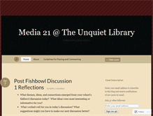 Tablet Screenshot of connectwithmedia21.wordpress.com