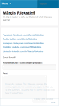 Mobile Screenshot of marcisriekstins.wordpress.com