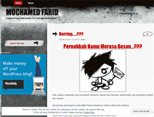 Tablet Screenshot of mochamedfarid.wordpress.com