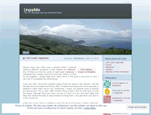 Tablet Screenshot of lingophilia.wordpress.com