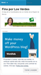 Mobile Screenshot of finaporlosverdes.wordpress.com