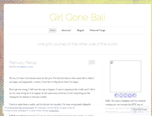 Tablet Screenshot of girlgonebali.wordpress.com