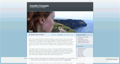 Desktop Screenshot of inquisitivescapades.wordpress.com