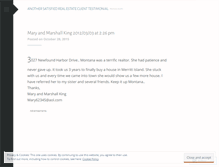 Tablet Screenshot of montanaaustintestimonials.wordpress.com