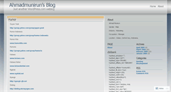 Desktop Screenshot of ahmadmunirun.wordpress.com