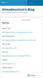 Mobile Screenshot of ahmadmunirun.wordpress.com