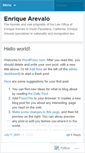Mobile Screenshot of enriquearevalo.wordpress.com