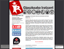 Tablet Screenshot of gipuzkoakoiratzarri.wordpress.com