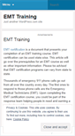 Mobile Screenshot of emttraining947.wordpress.com