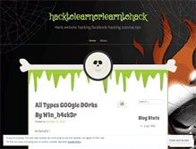 Tablet Screenshot of hacktolearnorlearntohack.wordpress.com