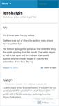 Mobile Screenshot of jesshatzis.wordpress.com