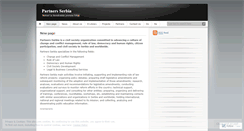 Desktop Screenshot of partnersserbia.wordpress.com