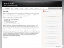 Tablet Screenshot of partnersserbia.wordpress.com