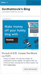 Mobile Screenshot of iluvthatmovie.wordpress.com