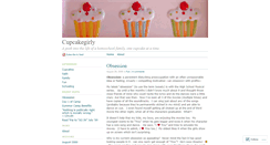 Desktop Screenshot of cupcakegirly.wordpress.com