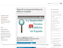 Tablet Screenshot of inspecciontecnicaedificios.wordpress.com