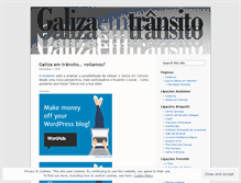 Tablet Screenshot of galizaemtransito.wordpress.com