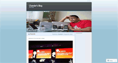 Desktop Screenshot of chanderr.wordpress.com