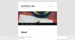 Desktop Screenshot of gw2spy.wordpress.com