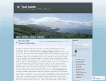 Tablet Screenshot of airtravelawards.wordpress.com