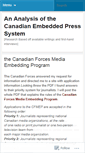 Mobile Screenshot of canadianembeddedpress.wordpress.com