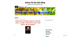 Desktop Screenshot of anticaviadelsale.wordpress.com
