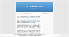 Desktop Screenshot of diyroboticslab.wordpress.com