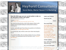 Tablet Screenshot of hayhurstconsultancy.wordpress.com