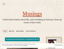 Tablet Screenshot of musingsnyc.wordpress.com