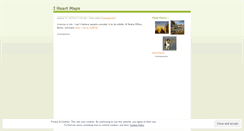 Desktop Screenshot of iheartmaps.wordpress.com
