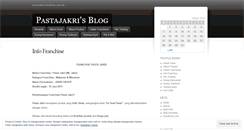 Desktop Screenshot of pastajakri.wordpress.com