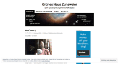 Desktop Screenshot of grueneshaus.wordpress.com