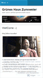 Mobile Screenshot of grueneshaus.wordpress.com