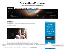 Tablet Screenshot of grueneshaus.wordpress.com