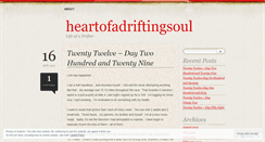 Desktop Screenshot of heartofadriftingsoul.wordpress.com