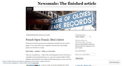Desktop Screenshot of newsmule.wordpress.com