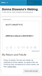 Mobile Screenshot of donnadiawana.wordpress.com